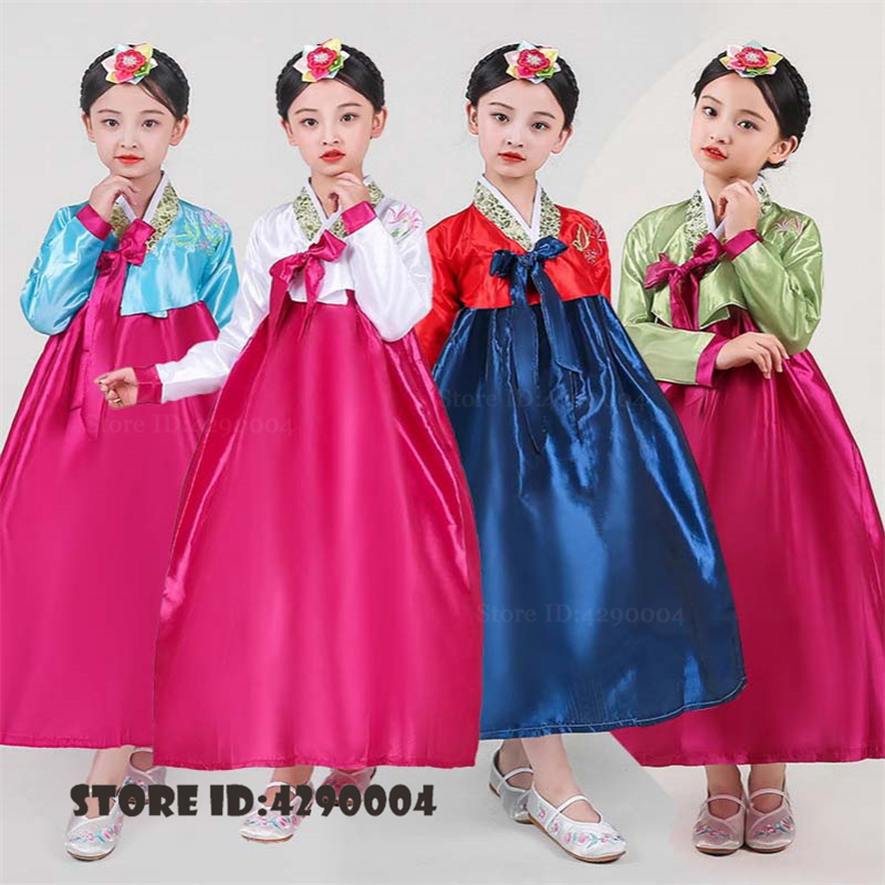 Korean Girls Lifestyle - Традиционное детское ханбок-платье, корейский костюм для