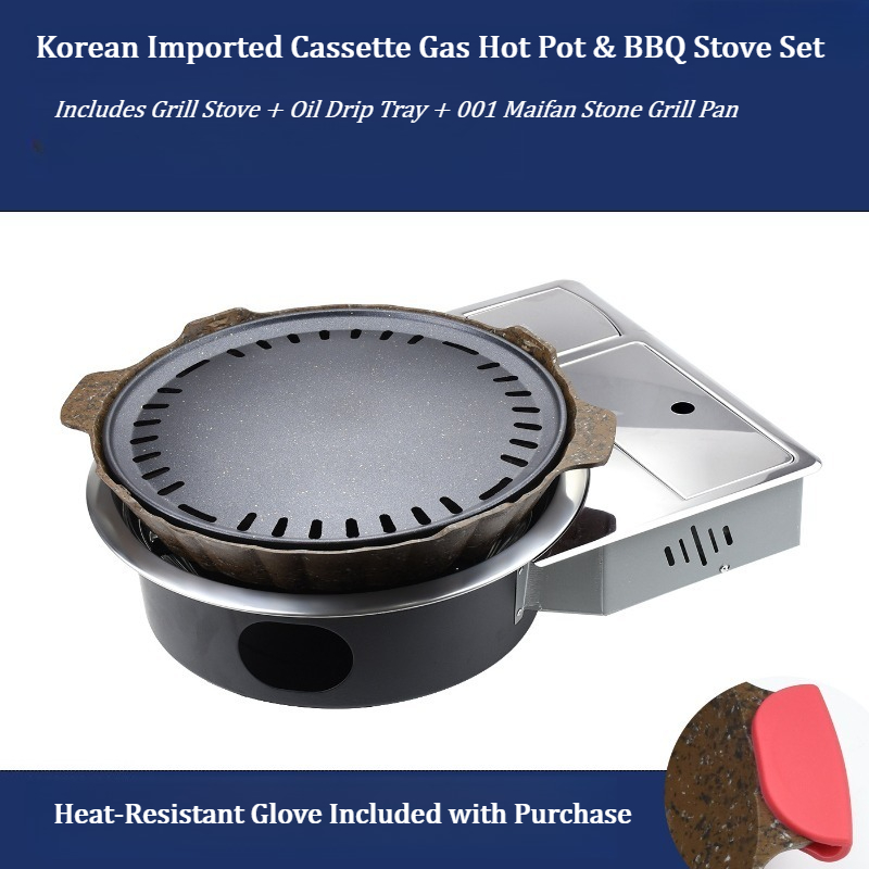 Korean Bbq Grill - Корейский коммерческий настольный встраиваемый газовый гриль