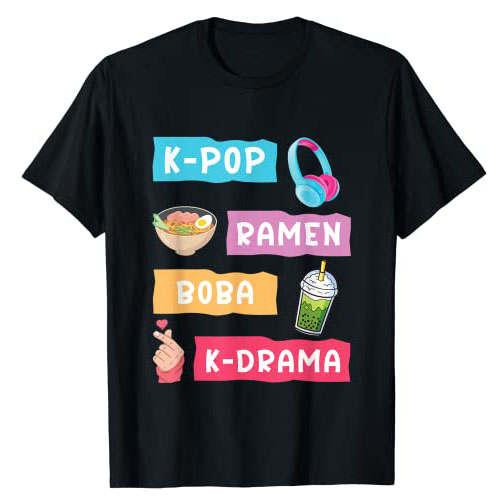 Lifestyle Korean Drama - Модная футболка K-Pop для фанатов корейской