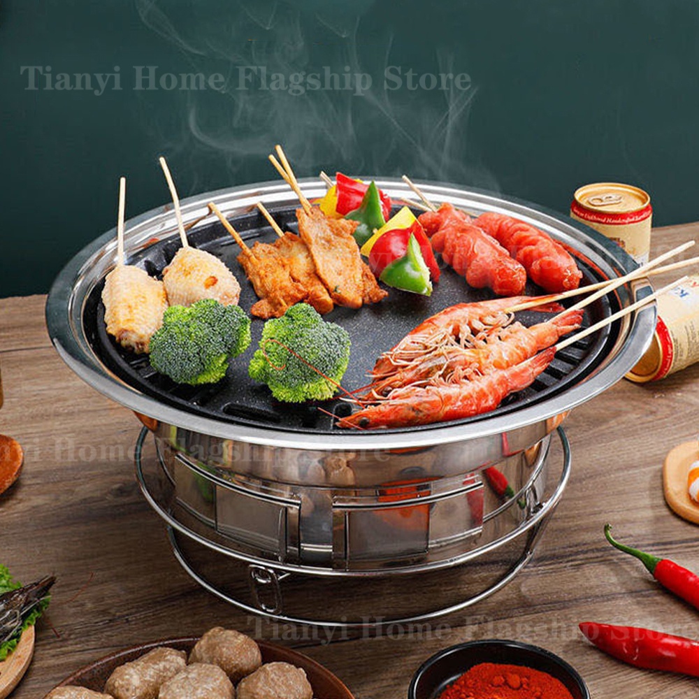 Мангал-гриль из нержавеющей ст – обзор и цена Korean Bbq Grill