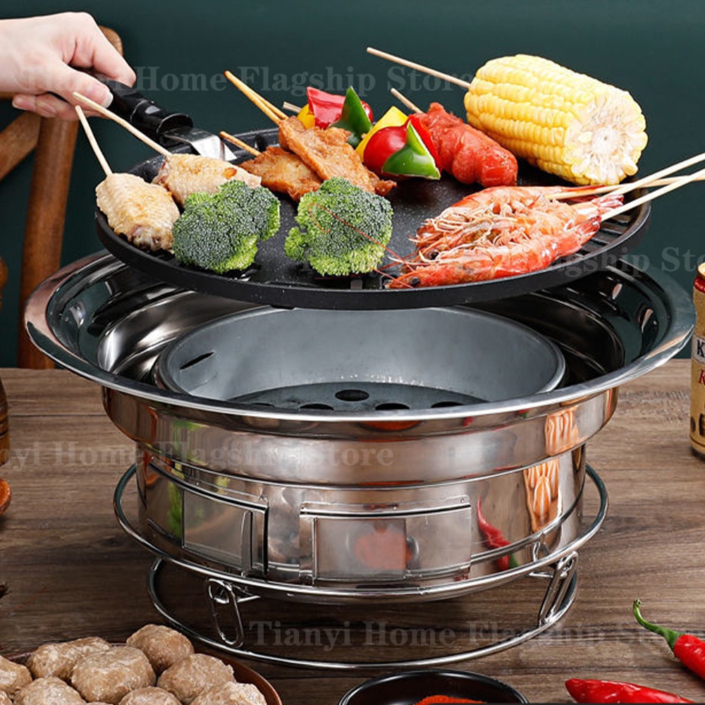 Мангал-гриль из нержавеющей ст – обзор и цена Korean Bbq Grill